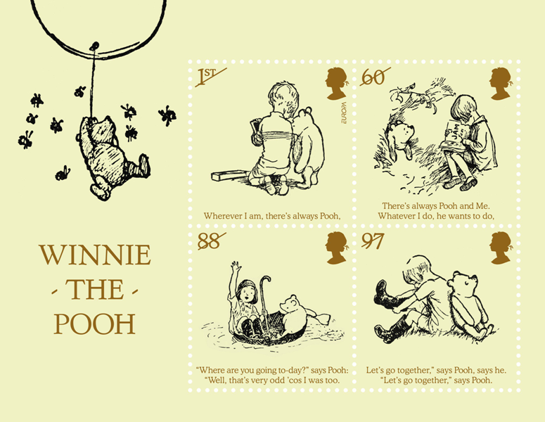 Winnie the Pooh miniature sheet (GB, 2010)